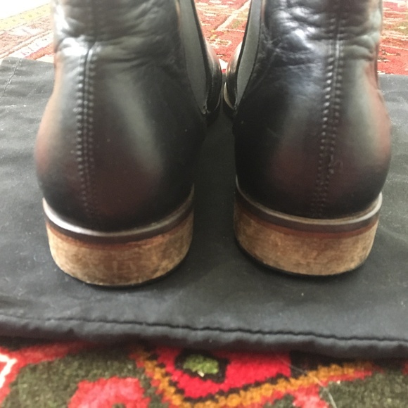 Gidigio black leather boots size 37.5 - Picture 3 of 8